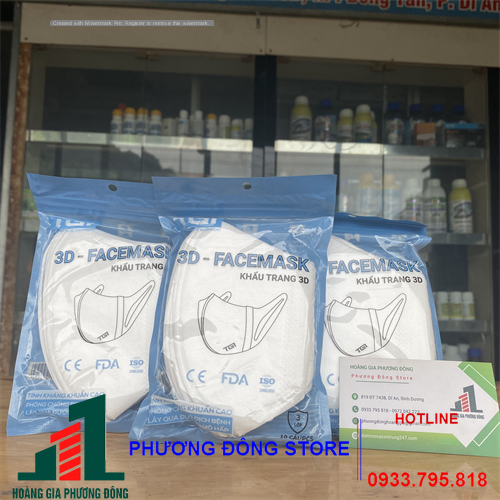 Khẩu trang 3D Trần Gia